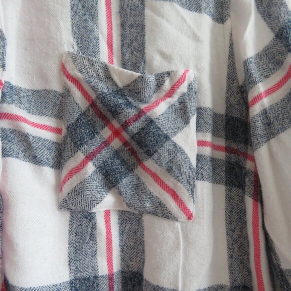 RAILS Hunter Red White Blue Melange Plaid Button Down Shirt Casual - Size S - Picture 6 of 14